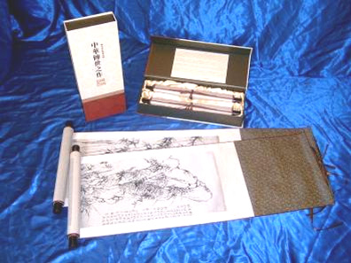 鄭板橋竹石、蘭石（對軸）