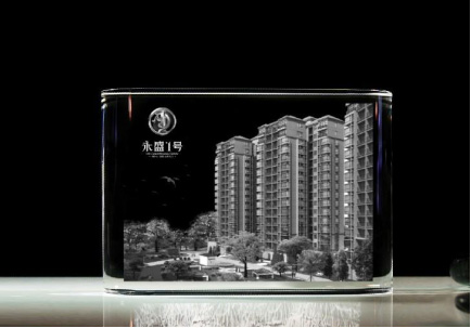 商品房水晶內雕效果展示