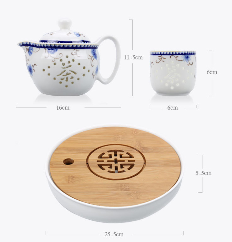 8頭玲瓏茶具、陶瓷茶具