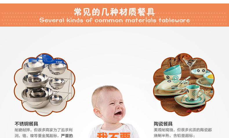 健康安全抗菌易清洗創意兒童餐具
