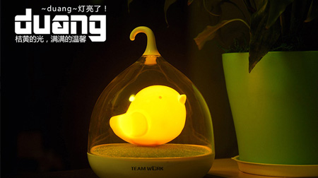 創意觸碰感應鳥籠燈 led聲控小夜燈usb充電臺燈新奇特節能燈