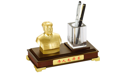 毛主席誕辰120周年紀念擺件、筆筒