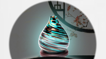 中國(guó)風(fēng)高端智能琉璃燈（無底坐）